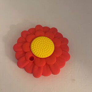 🌼 Stanley Cup Topper | Flower Straw Cover | Dust-Proof Lid | Pink & Yellow NEW